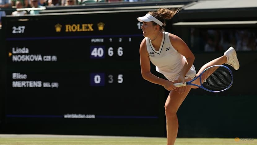 Wimbledon's revolving door of women's champions spins on with surprise last four