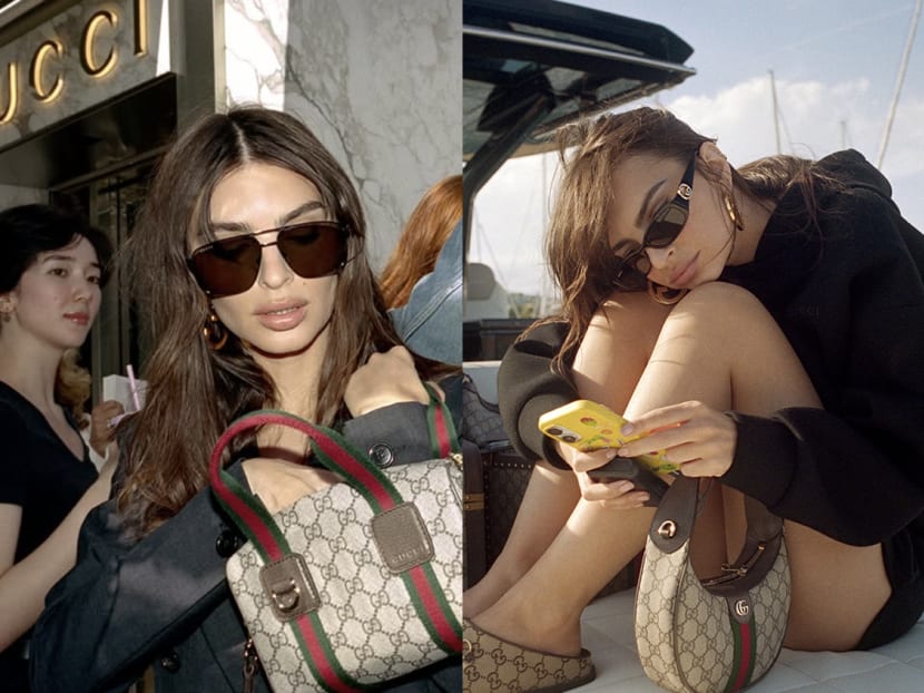 Model-actress Emily Ratajkowski stars in new Gucci monogram campaign Model-actress Emily Ratajkowski stars in new Gucci monogram campaign
