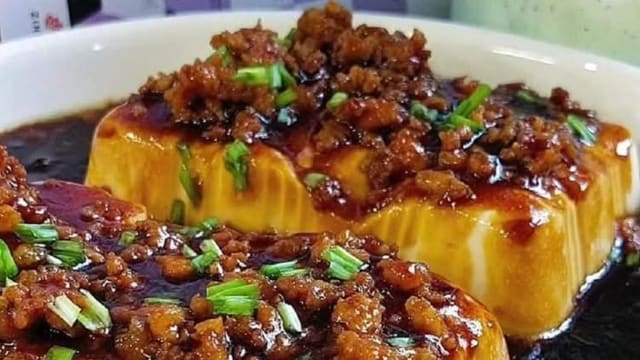 食谱：肉碎蒸豆腐