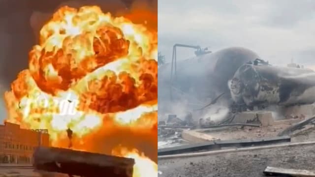 车臣油站发生大爆炸 四死者包括两名孩童