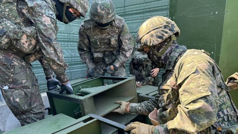 South Korean military suspends loudspeaker broadcasts aimed at North Korea South Korean military suspends loudspeaker broadcasts aimed at North Korea