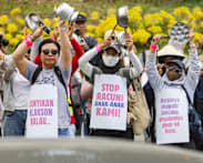 Indonesian president's allies distance themselves from flagship free meals programme