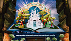 Disney Cruise Line-themed Wonderfall show lights up Changi T2 ahead of March cruise launch