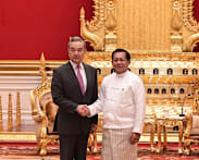 China’s Foreign Minister Wang Yi tells Myanmar leader Beijing will back its security, sovereignty