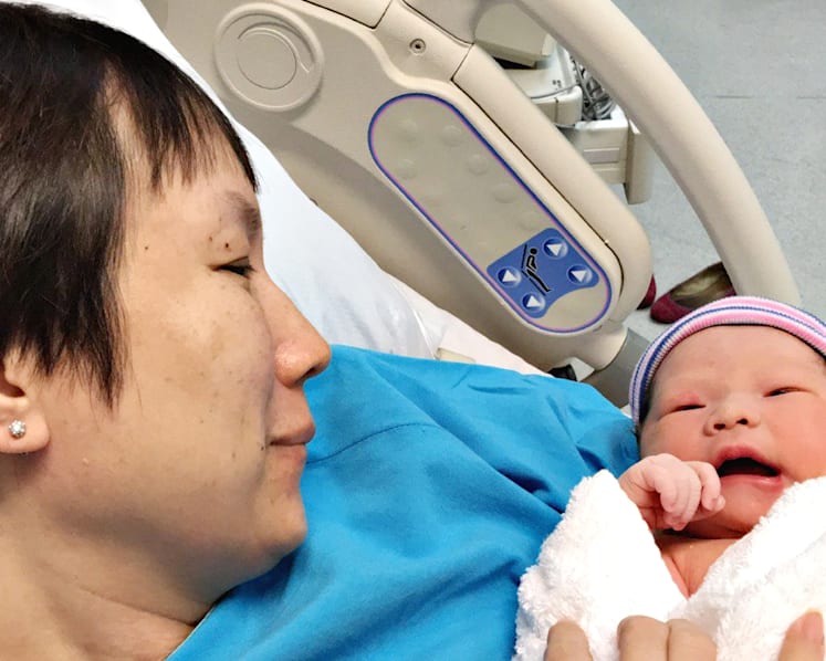 ‘I gave birth within 30 minutes in hospital – and both my husband and doctor missed the delivery’