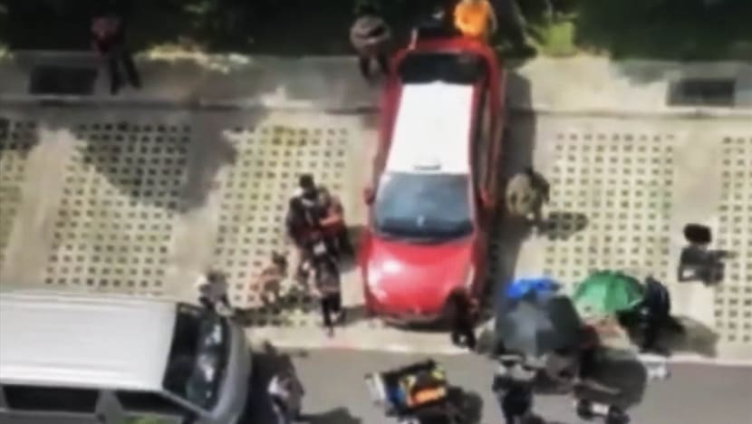 Girl, 2, dies after being hit by van in Woodlands car park; father arrested for alleged careless driving