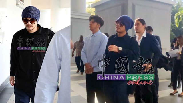 黄明志抵达法庭出庭 全程一语不发