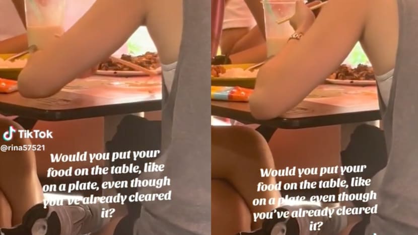 Would You Eat Off A Hawker Centre Table? Viral Video Divides Singaporeans