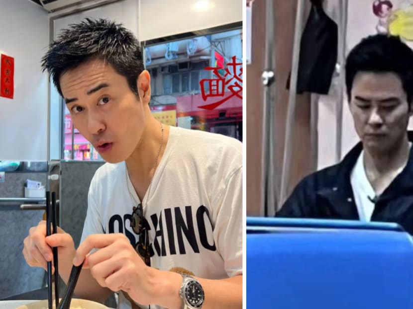 Kevin Cheng, 53, seen looking weak while waiting alone in a hospital in China