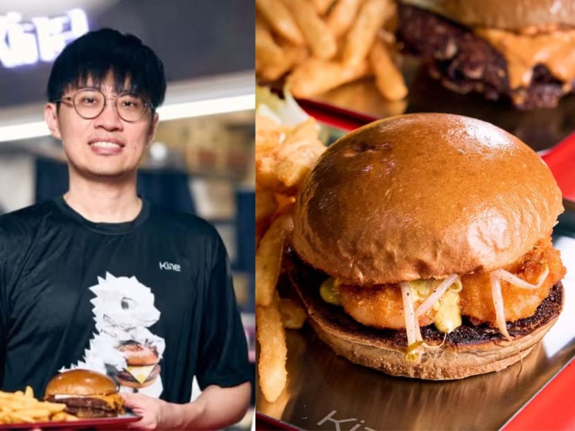Ex-pastry chef's gourmet burger stall in Bukit Merah was designed by AI and inspired by Tesla's Cybertruck