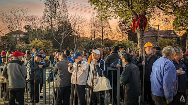 They come with tools and wait to be chosen. Inside one of China’s ‘gig stations’