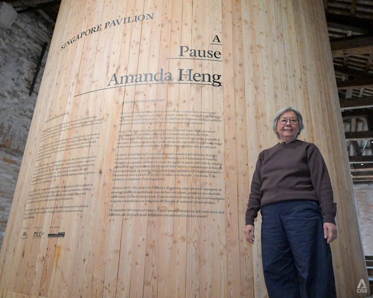 Singaporean performance artist Amanda Heng presents 'A Pause' at 61st Venice Biennale