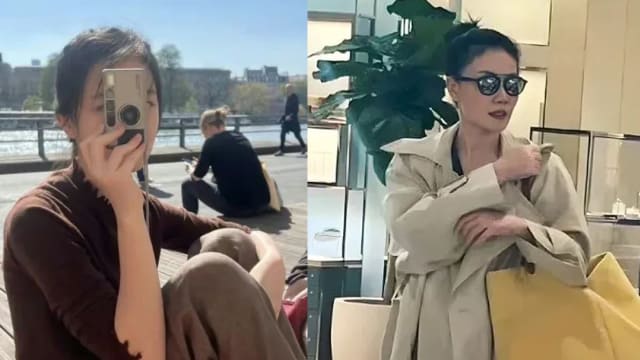 王菲携女儿李嫣游巴黎被捕获！