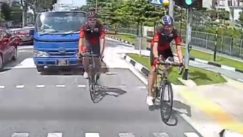 Jail, driving ban and fine for lorry driver embroiled in Pasir Ris road rage incident with cyclist