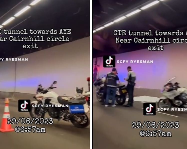Pedestrian dies after accident in CTE tunnel, 35-year-old car driver helping with police probe