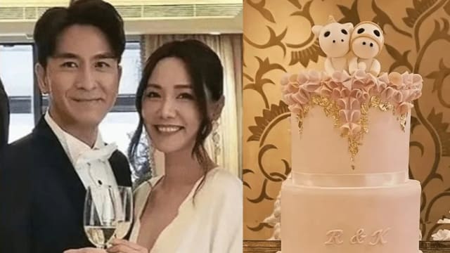 马国明、汤洛雯香港低调摆酒