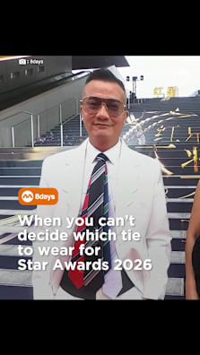 Chen Hanwei’s all tied up 👔✔️ #8dayssg #8dayssglocalent #starawards2026 #sa2026 #outfit 