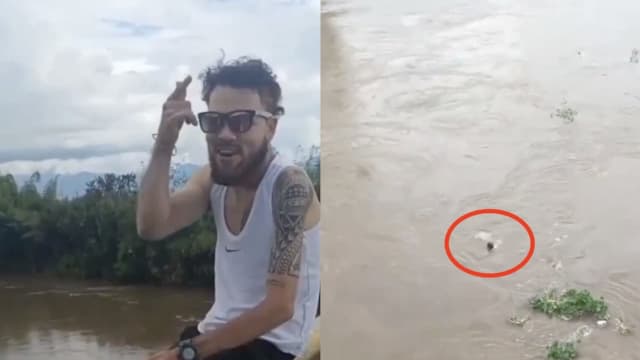 哥伦比亚网红直播挑战跳河  不幸被湍急水流卷走身亡