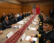 US will 'stoutly defend' its interests, defence secretary tells China US will 'stoutly defend' its interests, defence secretary tells China