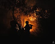 Through smoke, flames and exhaustion, Sumatra’s firefighters find strength to carry on
