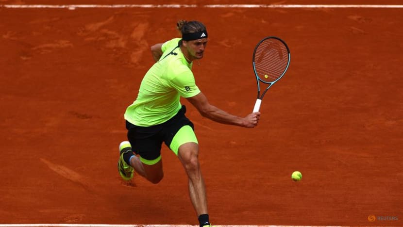 Zverev reaches seventh French Open quarters after Griekspoor retires