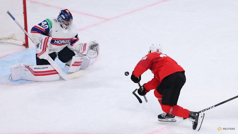 Ice Hockey-Switzerland through to world championship final after 6-0 win over Norway