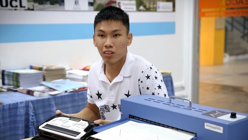 Visually impaired teen defies odds to pass Maths, Science subjects in A-Levels