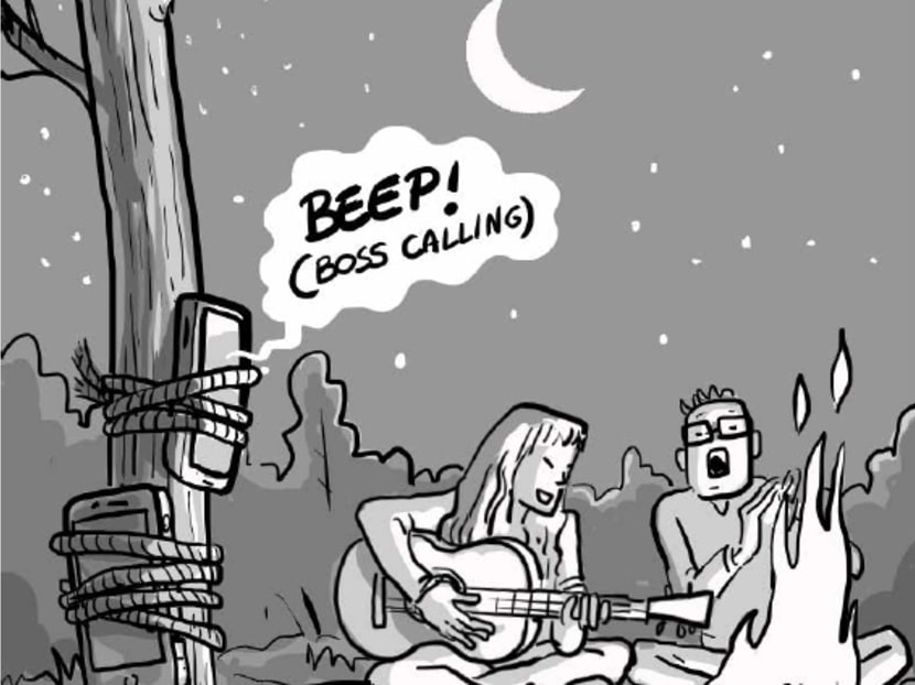 Sorry boss, I’m on a digital detox