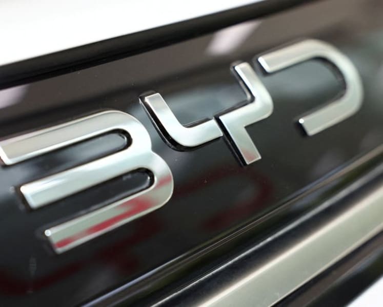 BYD's October vehicle sales down 12% from year earlier