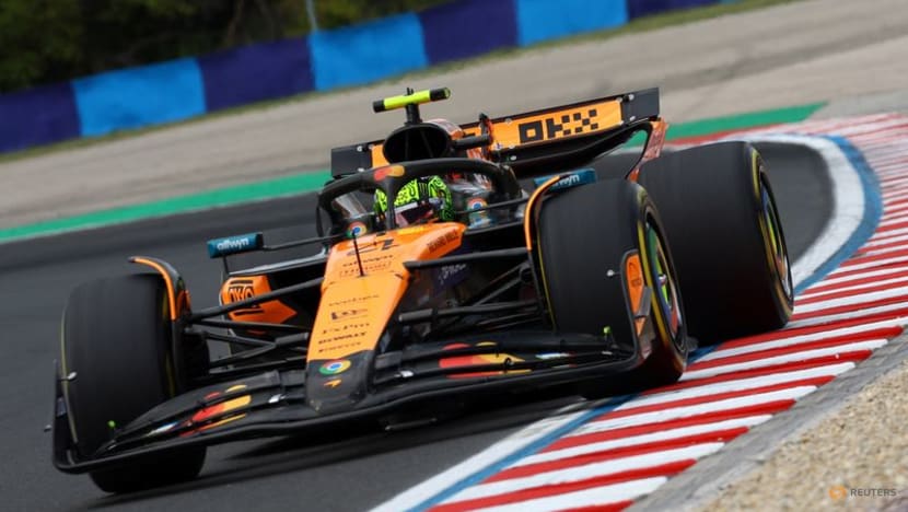 Norris completes Hungarian practice double as McLaren dominate