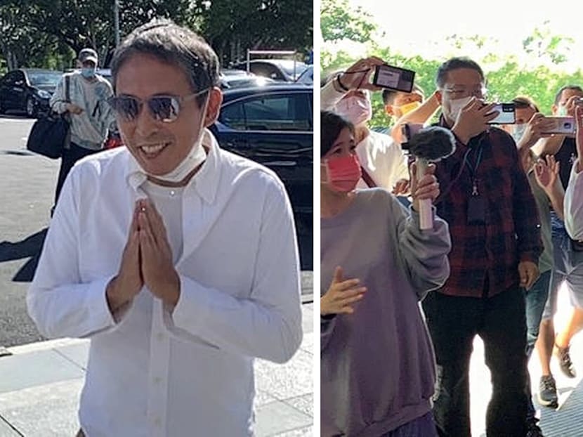 Taiwanese Director Doze Niu Reports For 4-Year Jail Sentence With 2 Bags Containing Clothes And Snacks