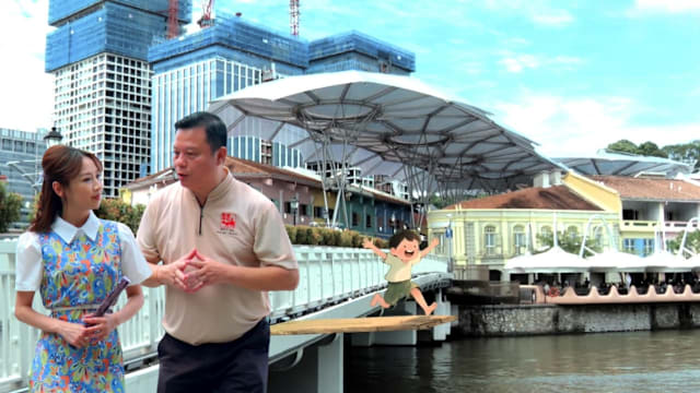 Fun转时光 | 童年是顽皮鬼 茶庄老板和伙伴在新加坡河跳水！