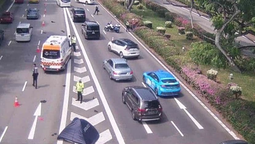 Motorcyclist, 49, dies after accident along ECP towards Changi Airport