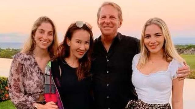 李玟老公Bruce、继女不见任何情绪　网气炸：那3人来干嘛？