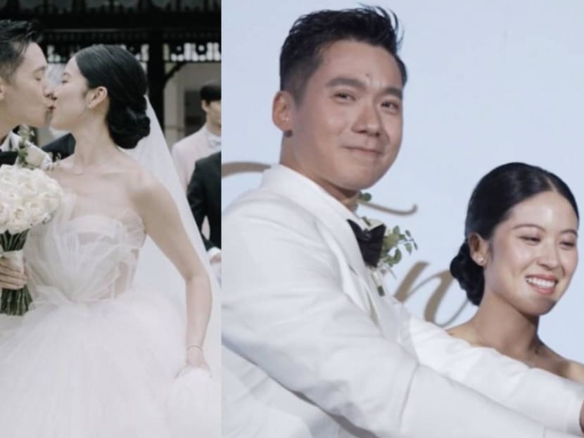 Joshua Tan Marries Doctor Girlfriend At Raffles Hotel; Tears Up While Saying Wedding Vows 