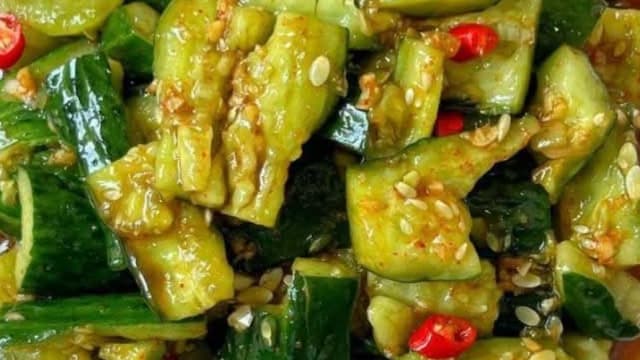 食谱：凉拌小黄瓜