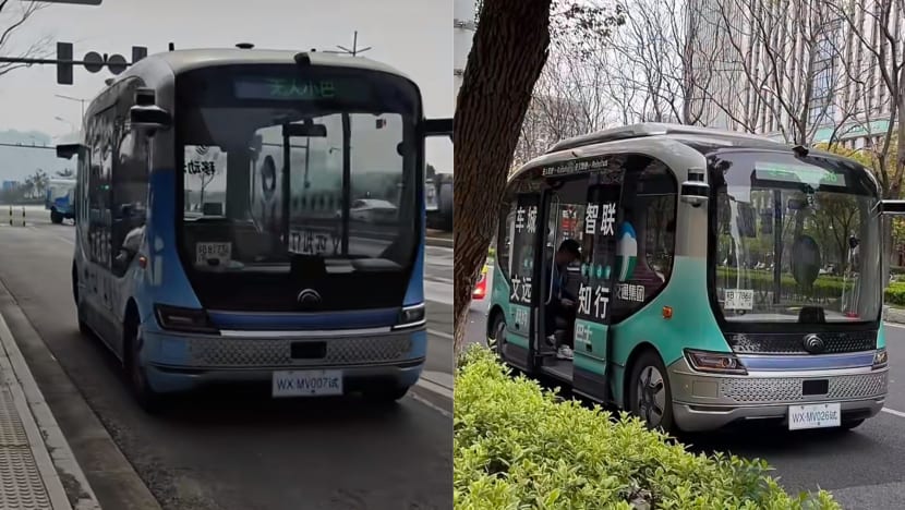 Woman Impressed By China’s Driverless Buses, Where Fares Start From S$0.27 Per Trip Woman Impressed By China’s Driverless Buses, Where Fares Start From S$0.27 Per Trip