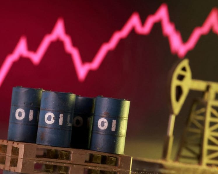 Oil surges, stocks slip and bond yields rise as Gulf conflict flares up again