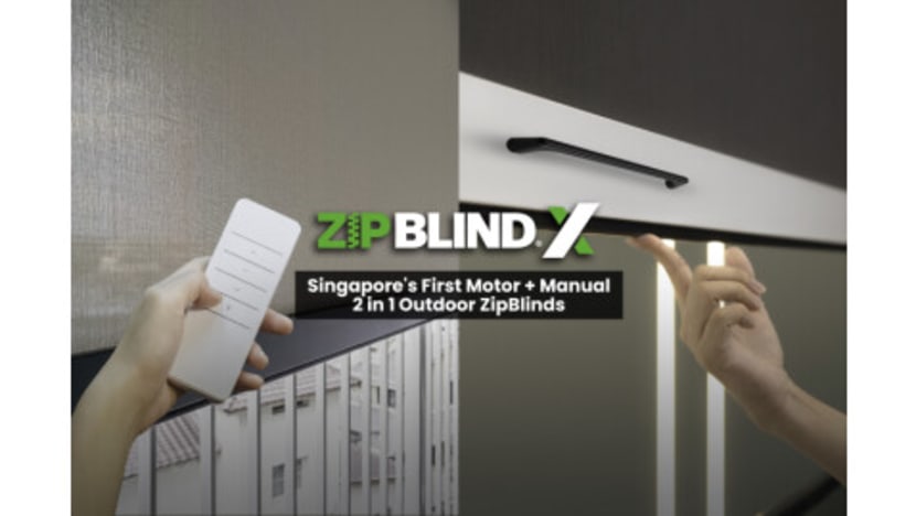 Singapore’s first hybrid outdoor blind puts control back in homeowners’ hands