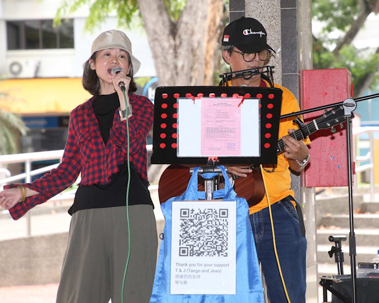 'It's about time': Buskers ecstatic to return to the streets with live music after two-year wait