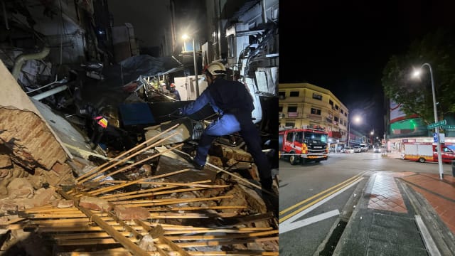 建设局：赛阿威路店屋倒塌 疑是煤气爆炸所致