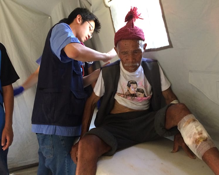 Nepal Quake: Singapore Red Cross treats first patient