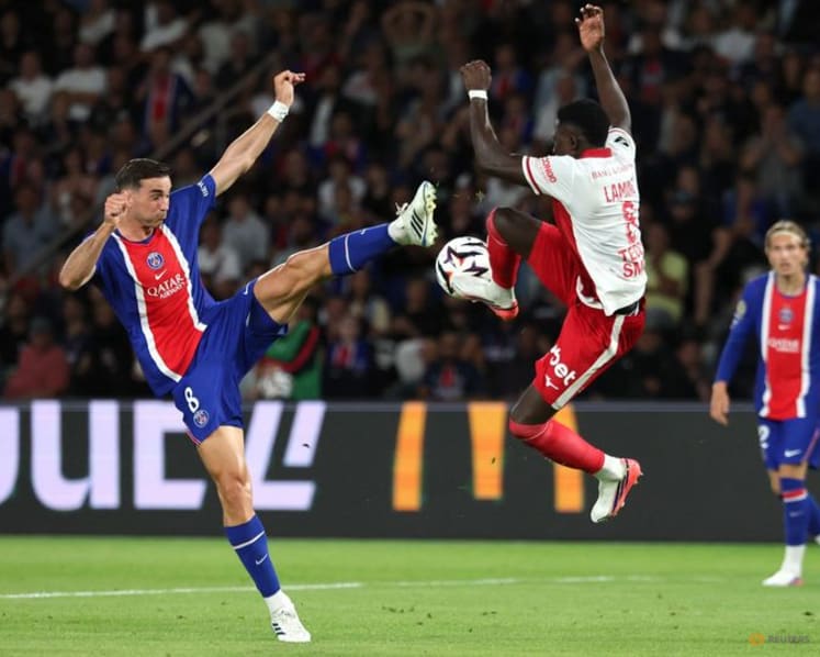 Monaco rally to edge winless PSG as Lyon beat Auxerre in Ligue 1