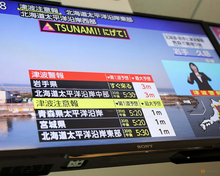 As it happened: Major quake hits northern Japan, triggers tsunami warnings