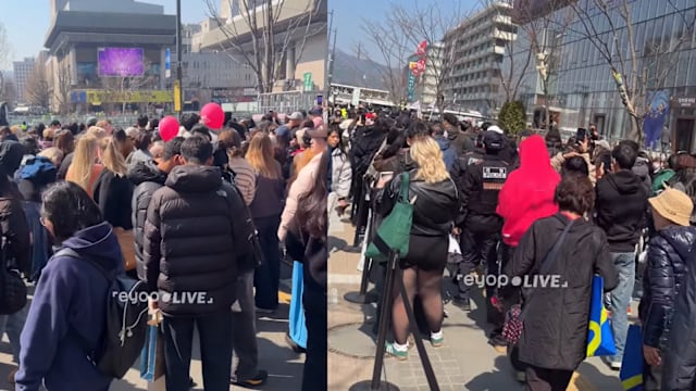 BTS回归演唱会预计26万人朝圣，政府发布“灾难危机二级预警”