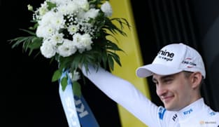 French teenager Seixas grabs white jersey as Tour podium dream gathers pace