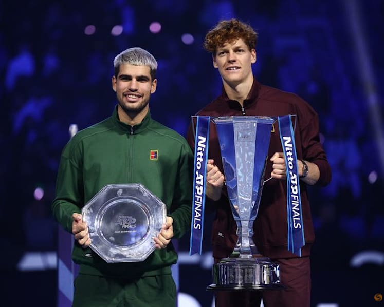 Sinner wins Alcaraz battle to retain ATP Finals title