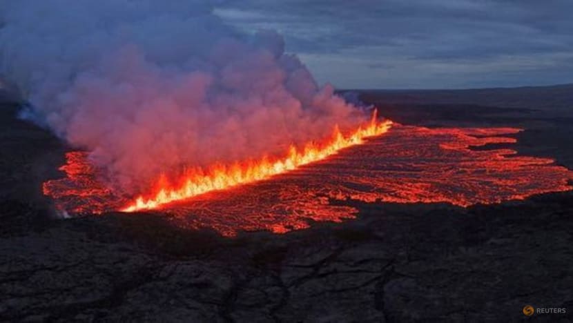 Iceland volcano emits smoke and glowing lava in 12th eruption since 2021 Iceland volcano emits smoke and glowing lava in 12th eruption since 2021