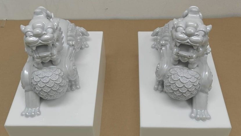 4kg of Ice worth S$500,000 found in base of ornamental figurines, man arrested 4kg of Ice worth S$500,000 found in base of ornamental figurines, man arrested