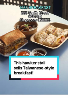 When you’re your own boss, you get to make the rules! Young hawker Eeling dislikes “working late nights”, so she opened a hawker stall selling Taiwanese-style breakfast toast! #8dayseathawker #8dayseat #breakfast #toast #tiktoksg #singapore #fyp 